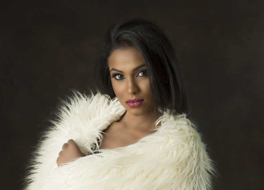 luxury fashion portrait